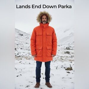 Lands End Men's Expedition Down Parka